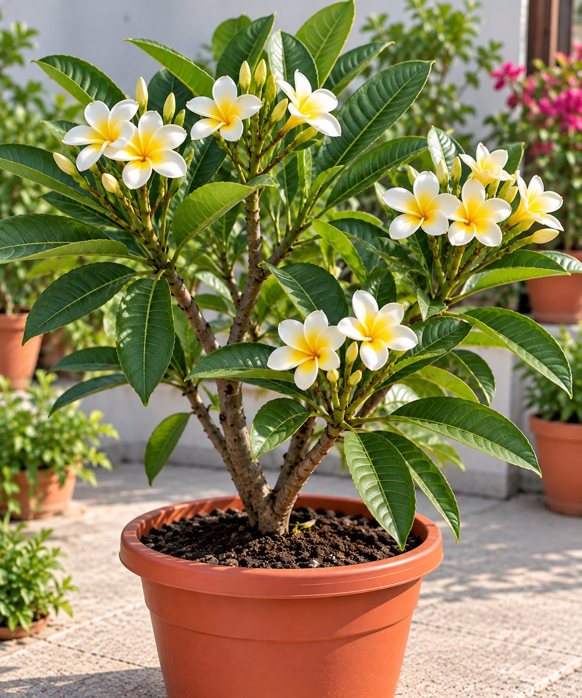 Champa (White Frangipani)